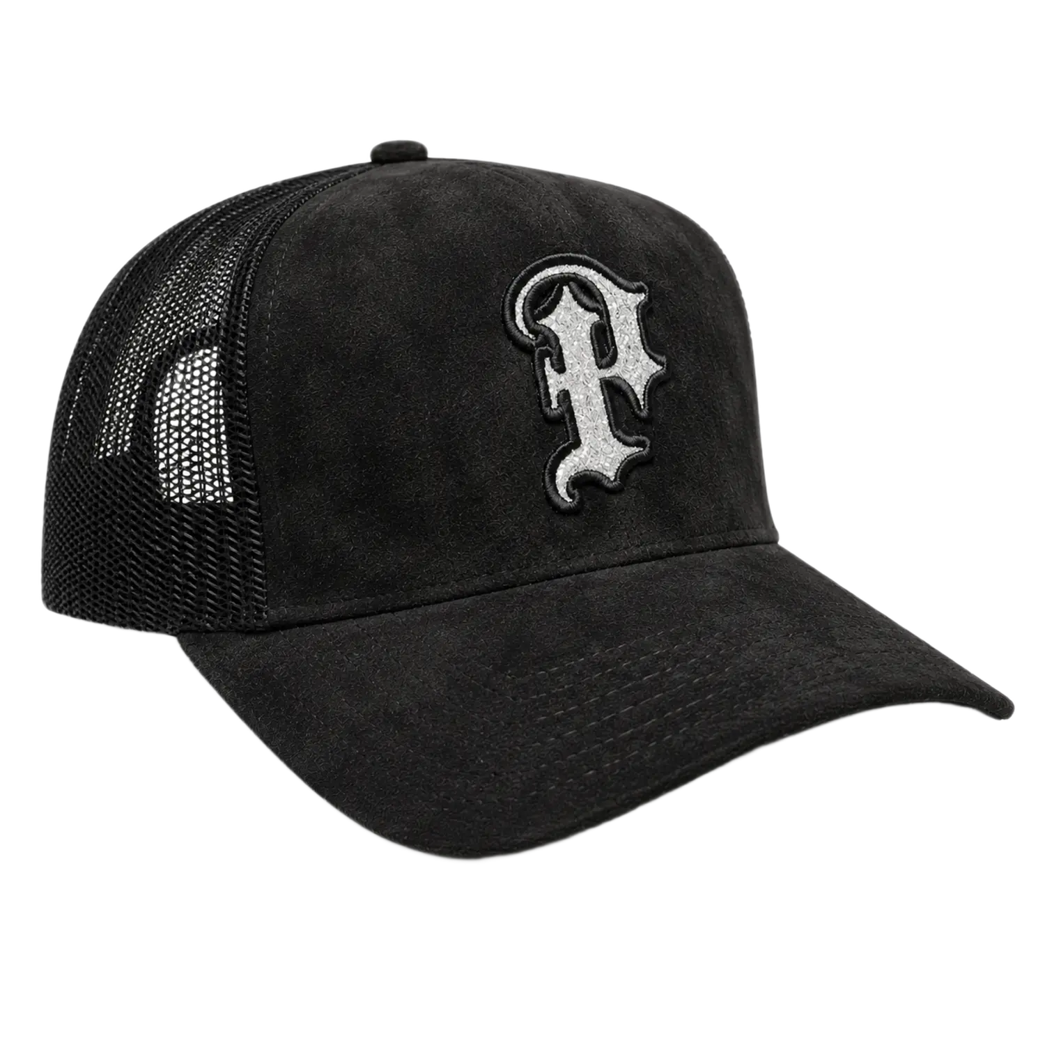 Selection Trucker Silver/Black Suede