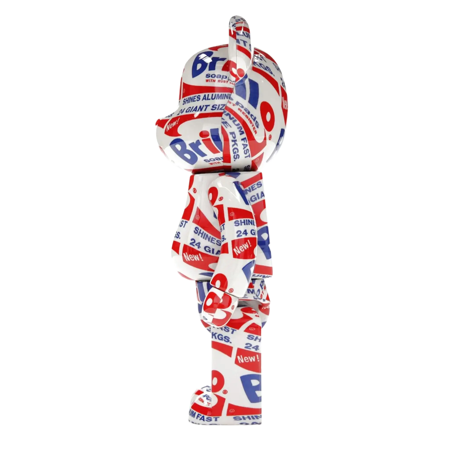 Bearbrick ANDY WARHOL "Brillo" 100% & 400% Set