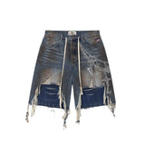 Vale Forever Chain Jorts Blue