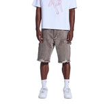 Crysp Denim Crystal Short Brown Washed