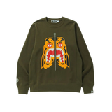 BAPE Tiger Crewneck (FW21) Olivedrab