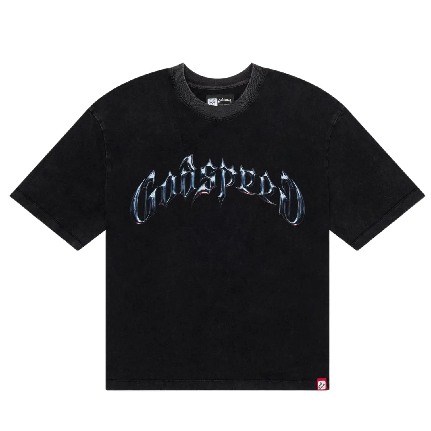 Godspeed Symmetrical Logo Tee Black Wash