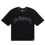 Godspeed Symmetrical Logo Tee Black Wash