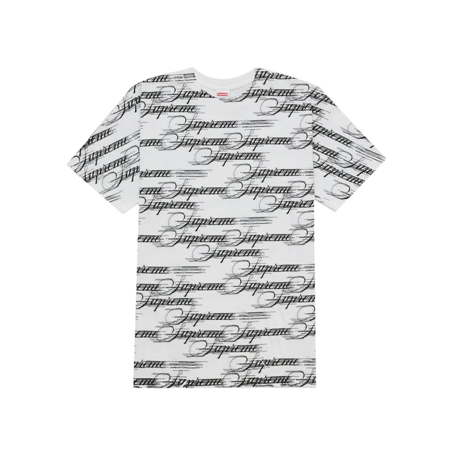 Supreme Script Tee (FW26) White