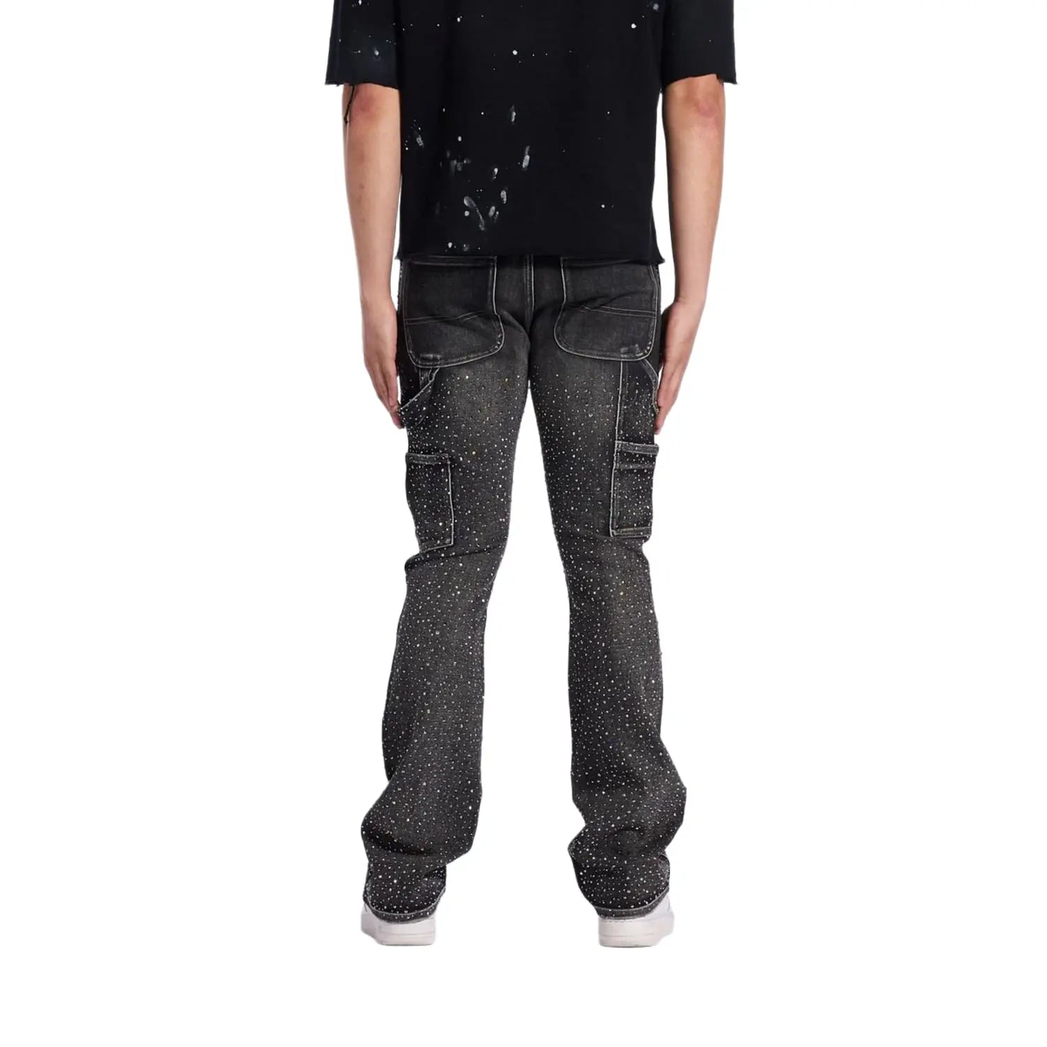 Crysp Denim Iced Flare Grey FW26