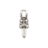 Chrome Hearts Silver Zipper Dagger Pendant