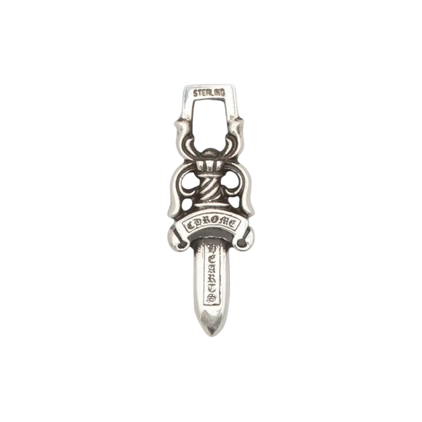 Chrome Hearts Silver Zipper Dagger Pendant