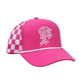 Checkmate Trucker Pink