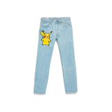Levis x Pokémon 551Z Authentic Straight Jeans Light Wash