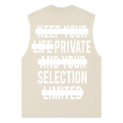 KYL Cutoff Tee Off White