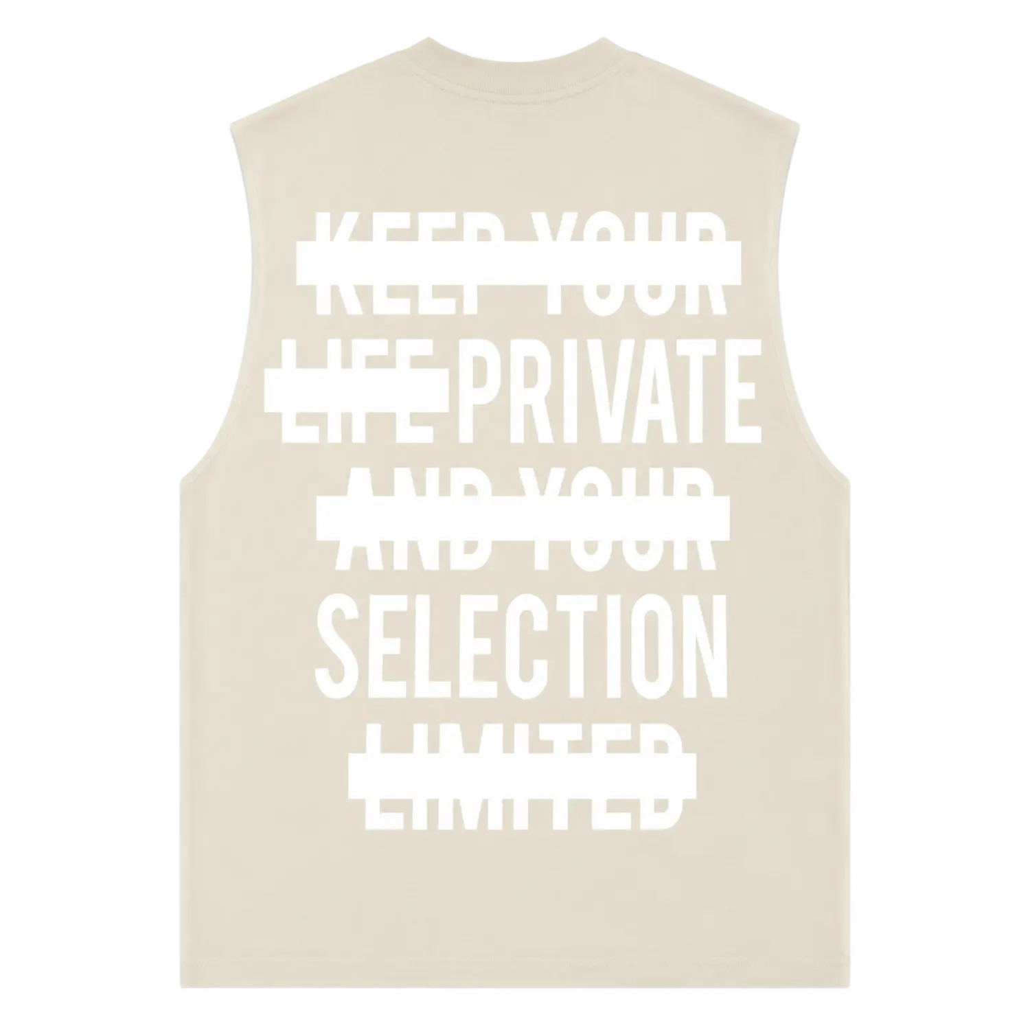 KYL Cutoff Tee Off White