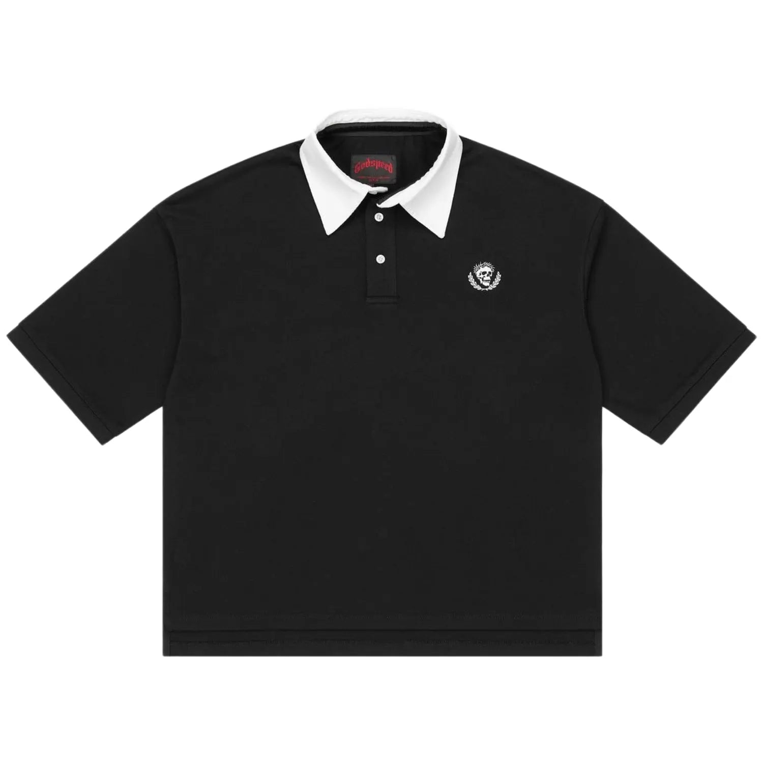 Godspeed Victor Minimal Crest Polo Black