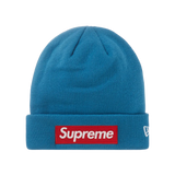Supreme New Era Box Logo Beanie (FW22) Blue