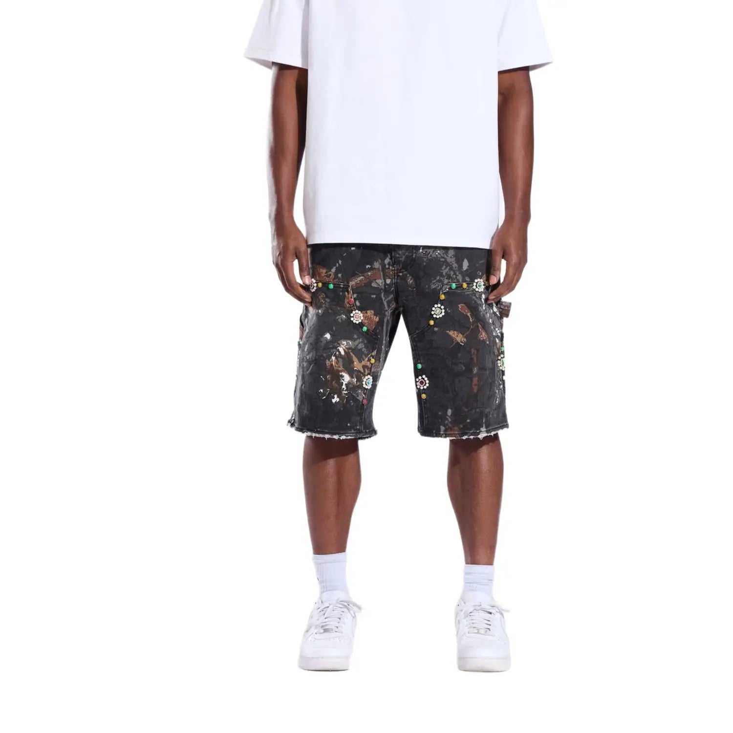 Crysp Denim Lotus Short Camo