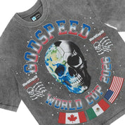 Godspeed Planet Fútbol Tee Grey