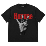 Homme Femme Twisted Fingers Tee Black/Red