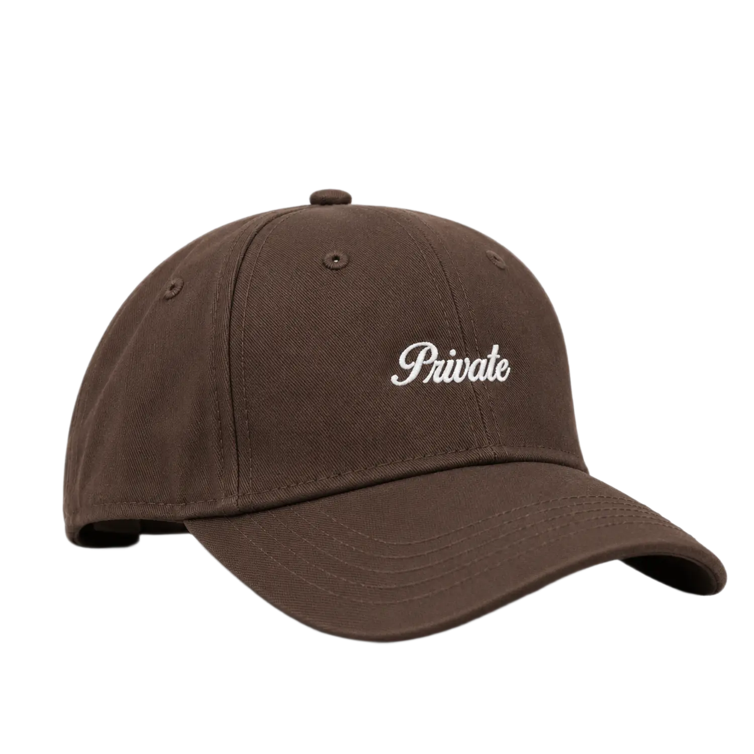 Mini Logo Snapback Brown