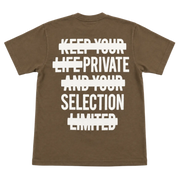 KYL Tee Mocha/White