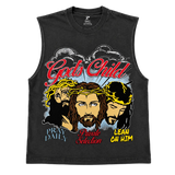 Gods Child Cut Off Vintage Black