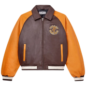 Vale Forever Aubrey Bomber Jacket Brown/Orange