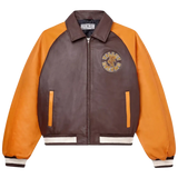 Vale Forever Aubrey Bomber Jacket Brown/Orange