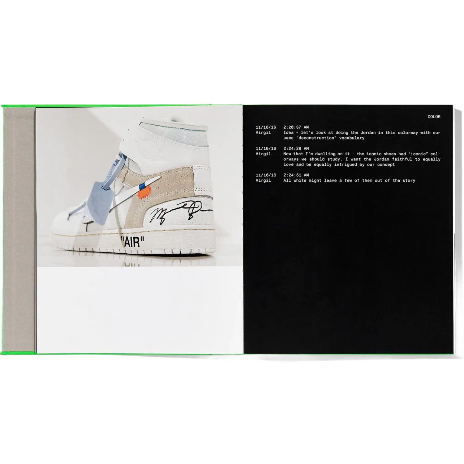 Virgil Abloh x Nike ICONS "The Ten" Something's Off Book