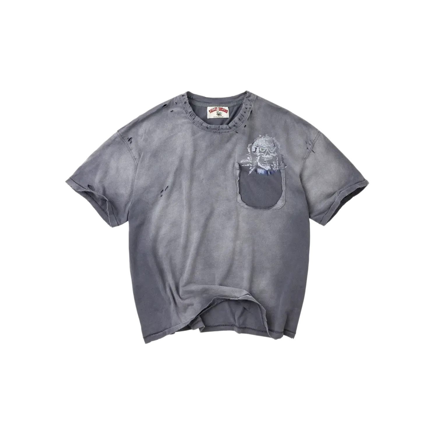 Vale Forever Skullie Tee Grey