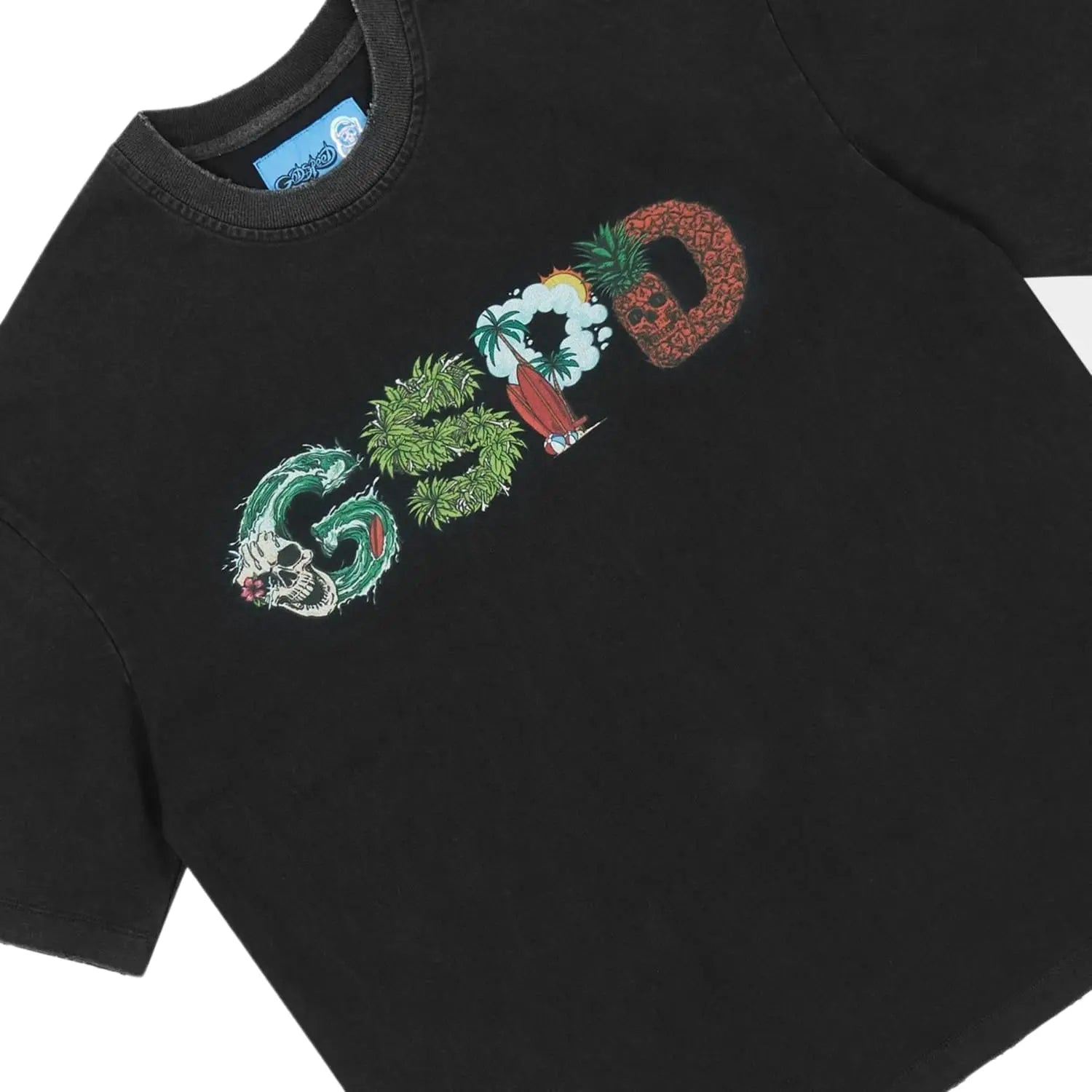 Godspeed Surfs Up Tee Black