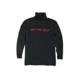 Gallery Dept. ART THAT KILLS Turtleneck Reversible L/S T-shirt Black
