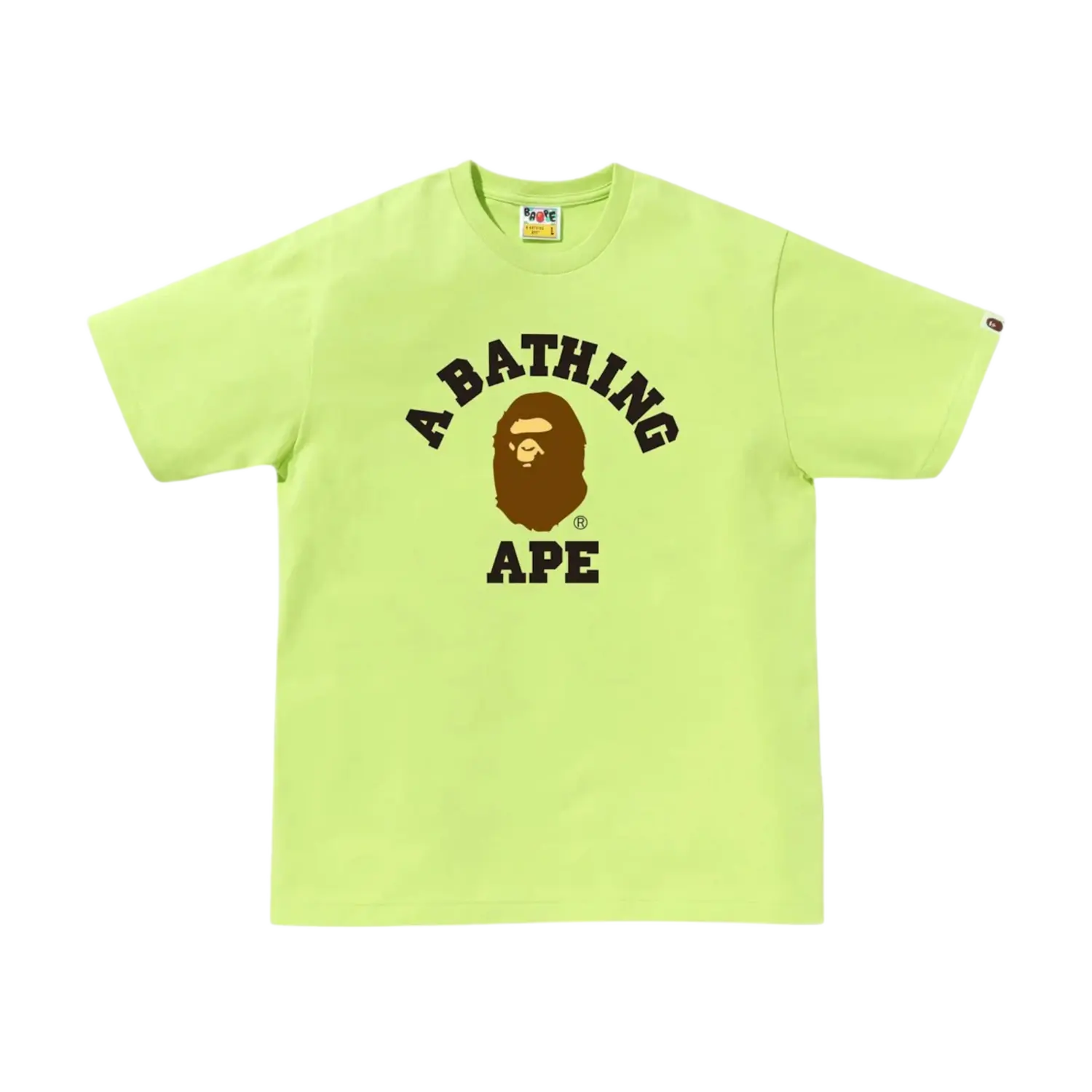 BAPE College Tee Lightgreen
