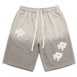 Patch Baggy Oversized Sweatshort Grey