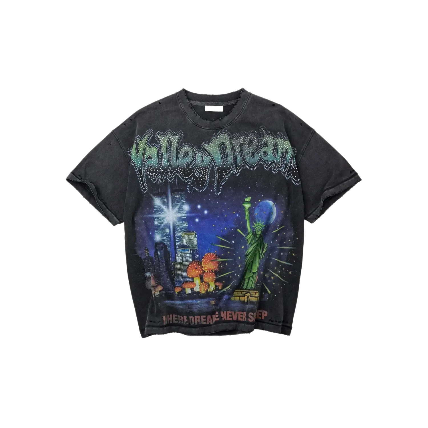 Vale Forever Skyline Bling Tee Black