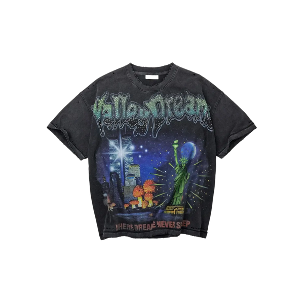 Vale Forever Skyline Bling Tee Black