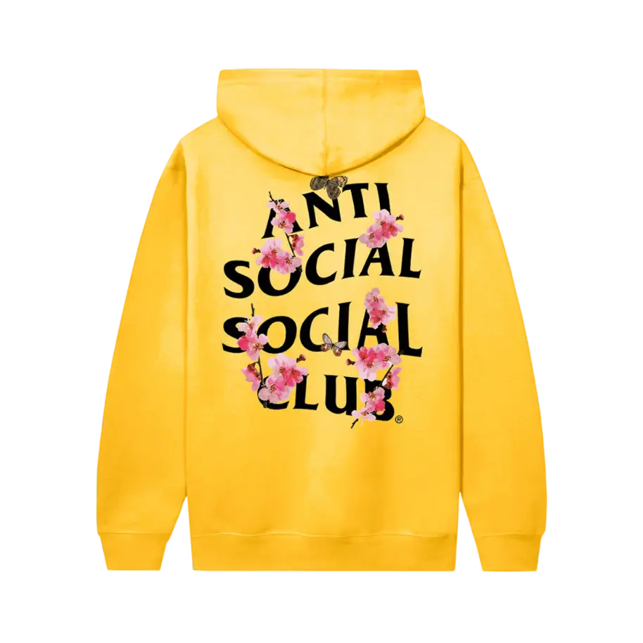 Anti Social Social Club Kkotch Hoodie Yellow