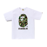 BAPE ABC Camo By Bathing Ape Tee White/Green