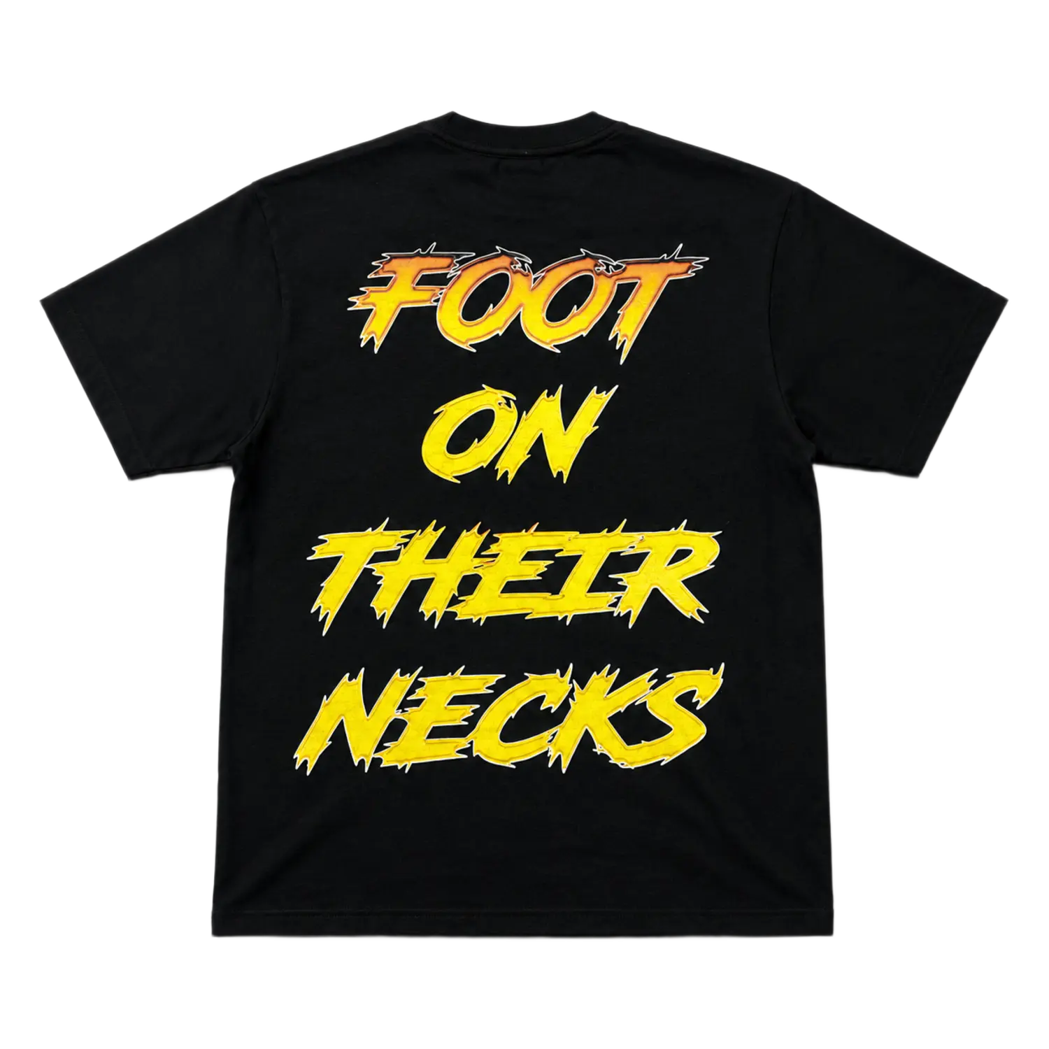 Flame Skull Tee Black