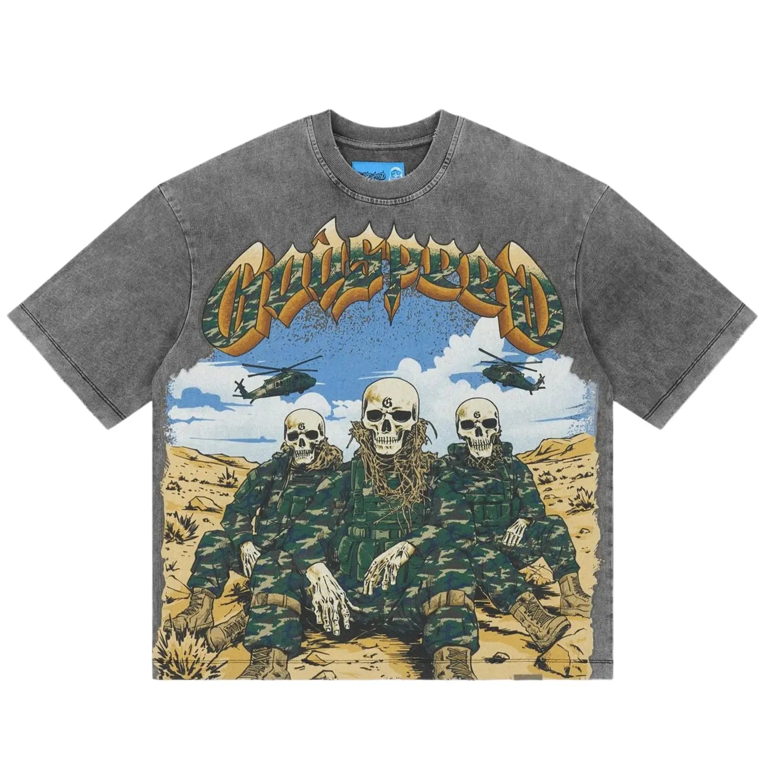 Godspeed Squadron NG Tee Grey Wash