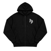Chromatic Zip Up Black