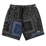 Mini Logo Mesh Short Black/Blue Bandana Glow