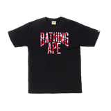 BAPE ABC Camo NYC Logo Tee Black/Pink