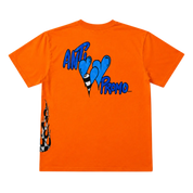 Matty Boy Anti Promo Flame Print Tee Orange
