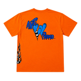 Matty Boy Anti Promo Flame Print Tee Orange