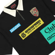 Godspeed Grc Quarter Zip Short Sleeve Polo Black