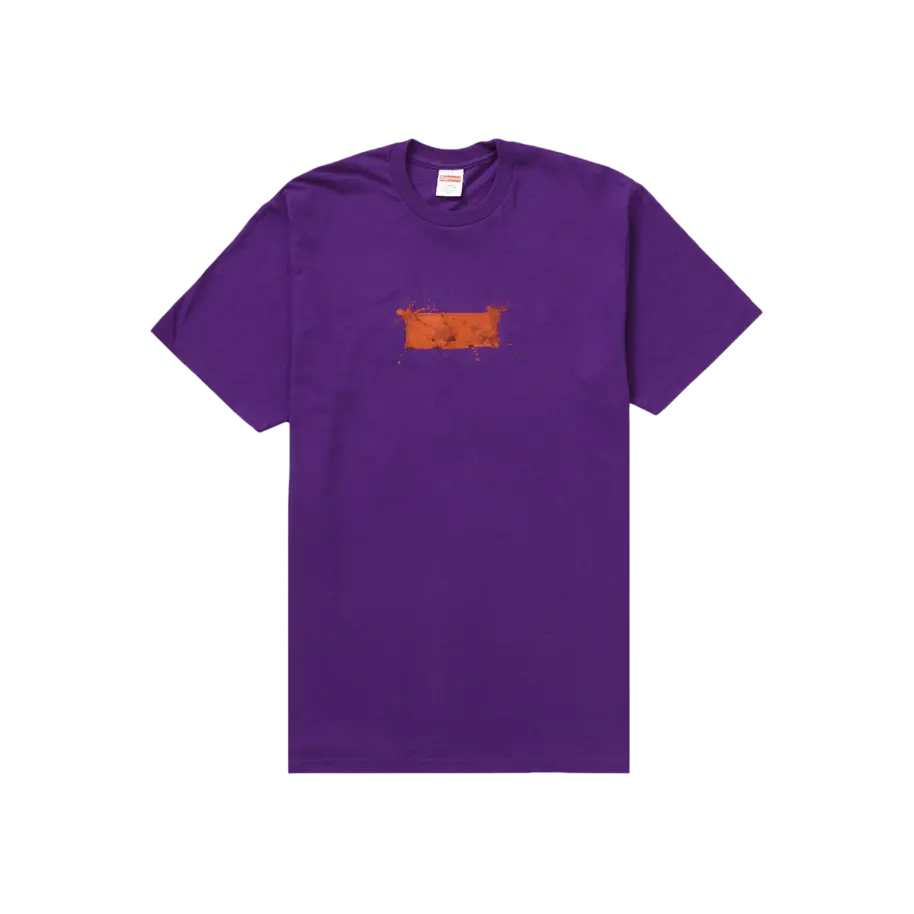 Supreme Ralph Steadman Box Logo Tee Purple