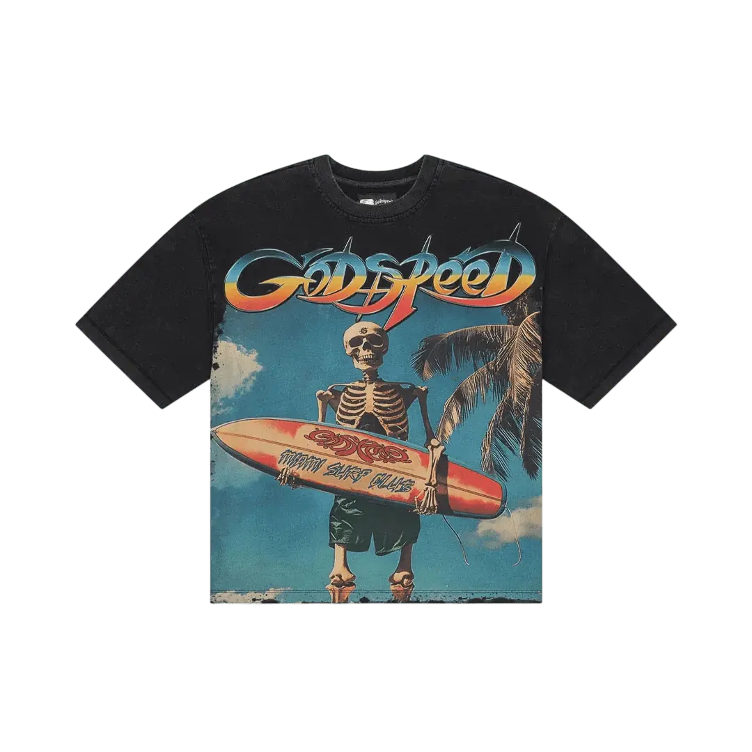 Godspeed Miami Surfclub Tee Black