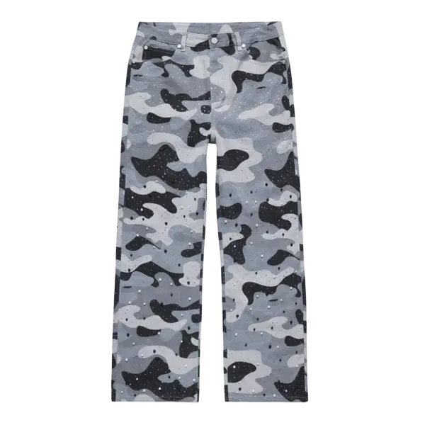 Homme Femme Snow Camo Gemstone Pants