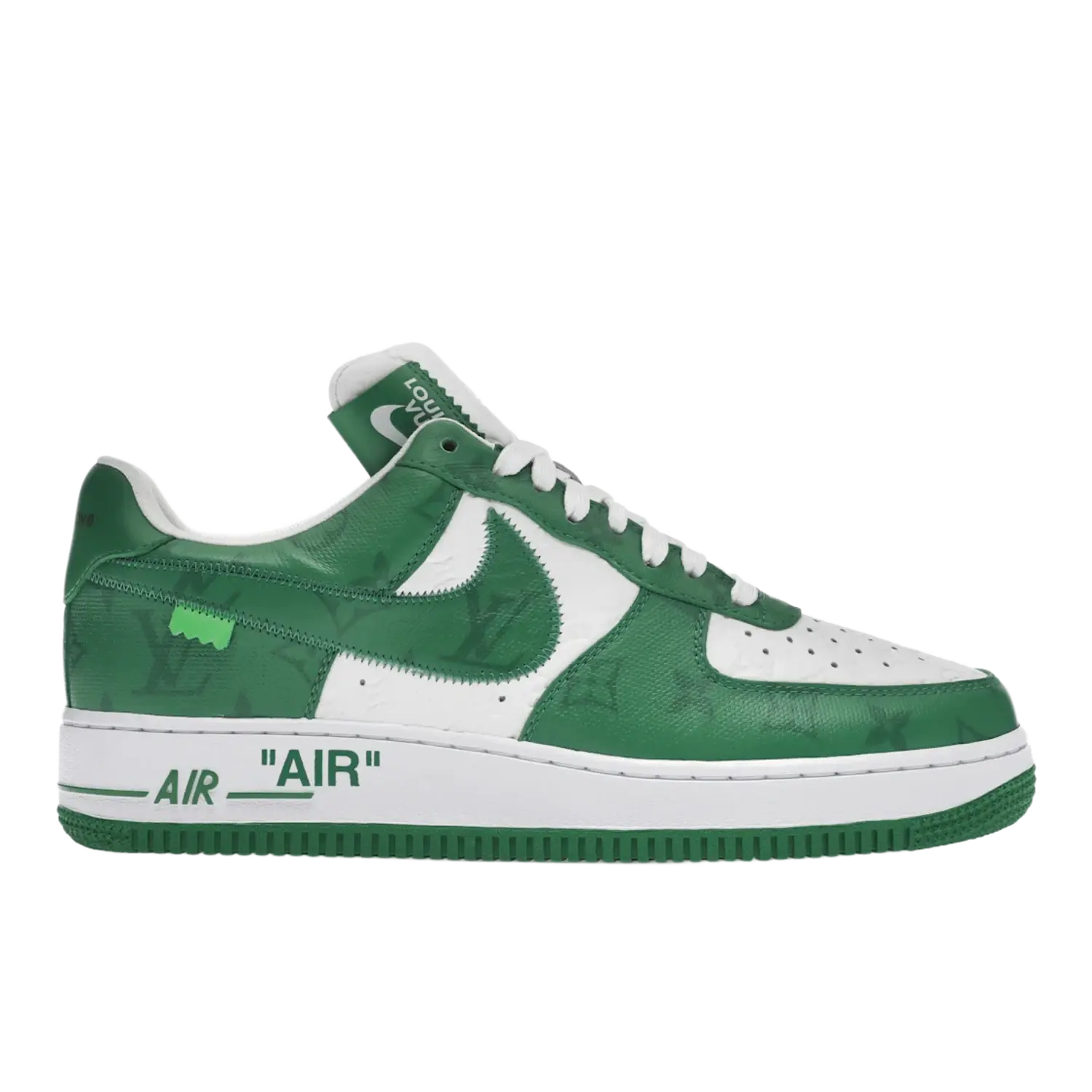 Louis Vuitton Nike Air Force 1 Low By Virgil Abloh White Green