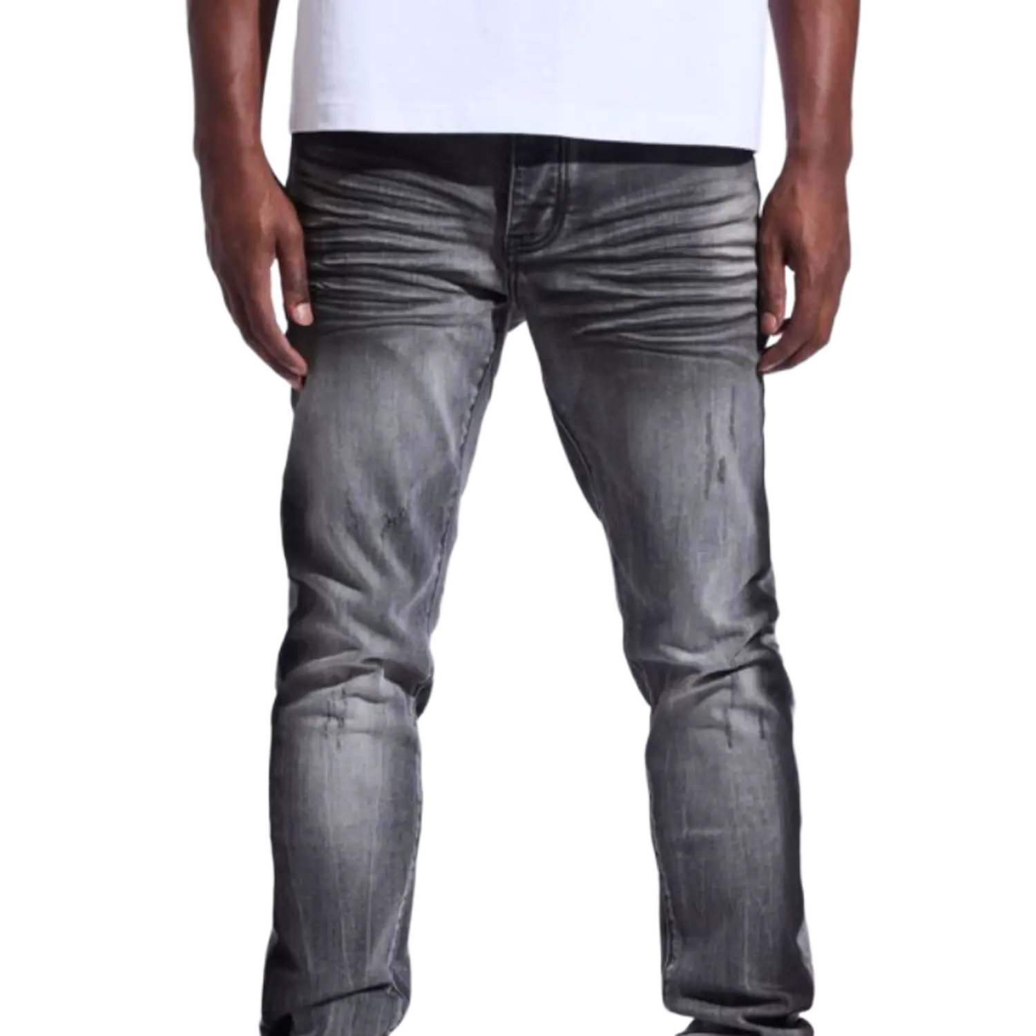 Crysp Denim Pacific Straight Fit Grey Wash