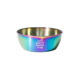 Anti Social Social Club Dog Water Food Bowl Multi Color