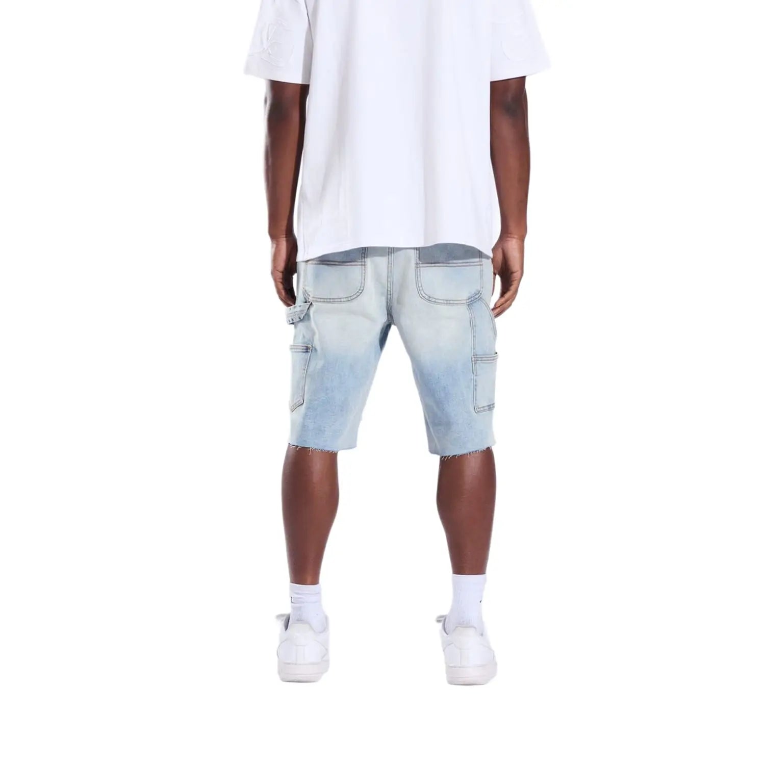 Crysp Denim Lotus Short Light Blue